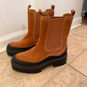 Sam Edelman LULIA Lug Sole water repellent boots - runs big